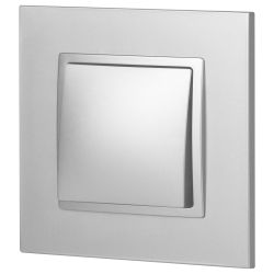 Переключатель перекрестный ЭРА Elegance 14-1108-03 10АХ-250В, IP20, алюминий