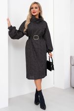 Платье Модис (коричневый/синий)-56р-р Р11-1192 Nikol