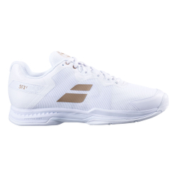 Женские теннисные кроссовки Babolat SFX 3 All Court Shoe Women - White, Gold
