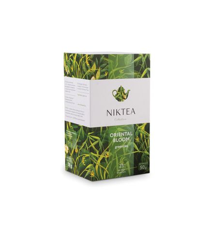 Niktea Oriental Bloom / Ориентал Блум, чай зелёный в пакетиках, 25 шт.