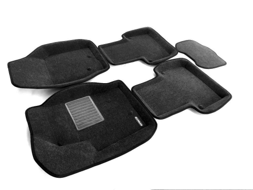Коврики салона для VOLVO XC 90 (2002-2014) Euromat 3D Business серые. Арт. EMC3D-005508G