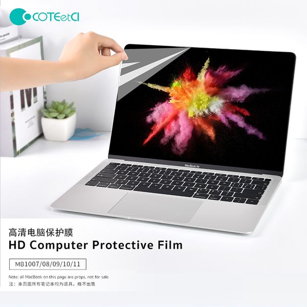 Пленка защитная COTEetCI MB1011 HD Computer protective film для MacBook New Pro 15" (A1990,A1707)