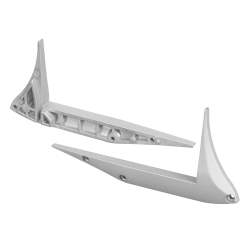 Заглушка правая PVC-STAIR-D-R (Arlight, Алюминий) 015474