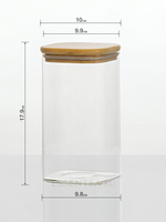 Банка стеклянная "Бриндл" с крышкой 1000 мл