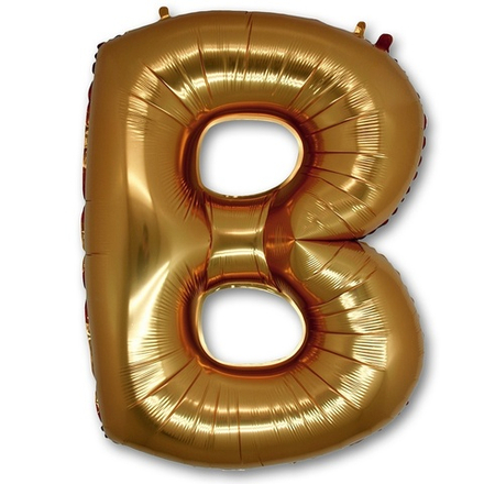 Г БУКВА В 40" Золото