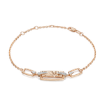 Браслет «Впечатление» из комбинированного золота c натуральными топазами white Артикул: 05-0759-00-201-1111