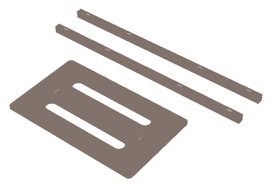 Удлинение для кроватки Ellipsebed до 165 см (коричневый)