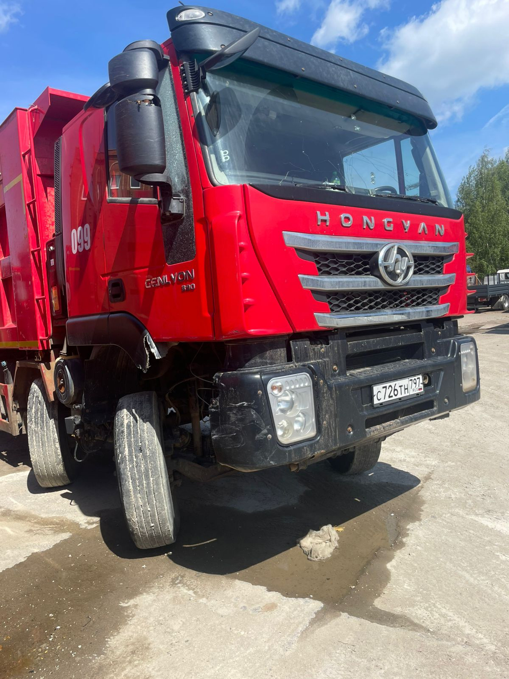 HONGYAN 908 8x4 Самосвал CQ3406HV39 (Дизельный, 8,7 л, 387 л.с., МТ)