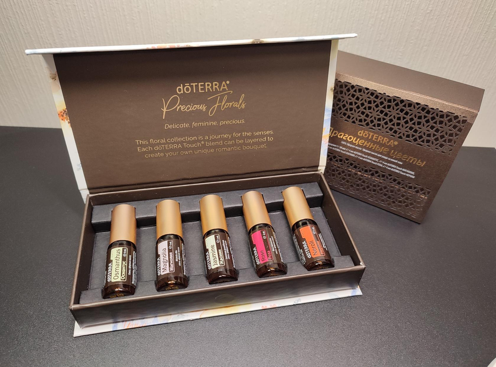 Коллекция ароматов «Драгоценные цветы» Precious Florals doTERRA, 5x4 мл