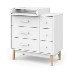 Комод Pituso Kids Vintage Premium ЛДСП 6 ящиков Белый аляска