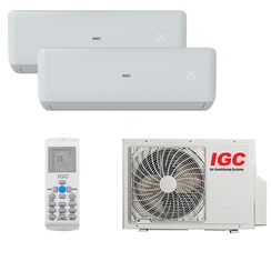 Мультисплит система на 2 комнаты IGC RAK-X07RH + RAK-X09RH / RAM2-X14URH