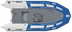 Лодка надувная ZODIAC PRO 550 TOURING ПВХ ( сине-серые баллоны, серый корпус )