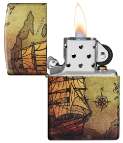 Зажигалка ZIPPO 49355 Pirate Ship Design