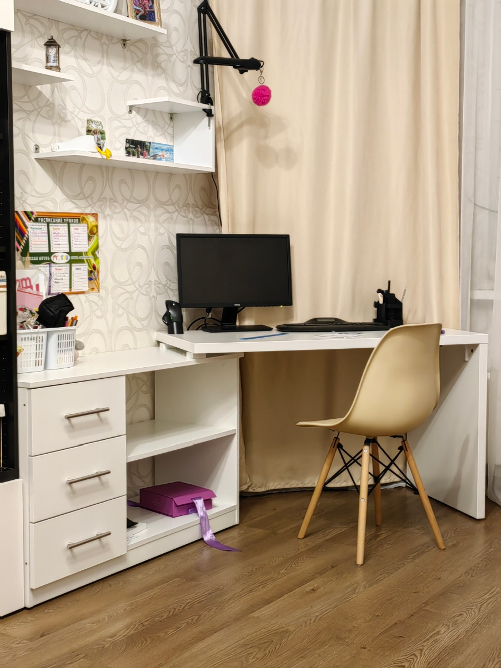 Угловой поворотный стол ДОМУС СТР04