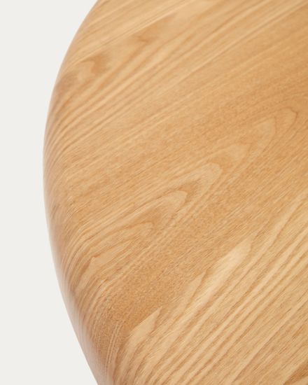 Mailen Круглый стол из ясеневого шпона с натуральной отделкой Ø 120 см Испания La Forma