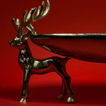 Блюдо декоративное Silver deer