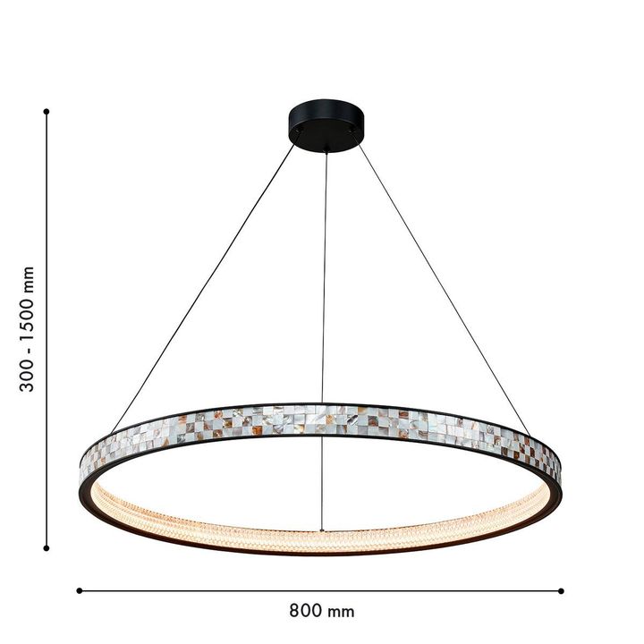 Подвесная светодиодная люстра Favourite Shelty 4704-8P