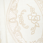 Скатерть 110*140см EMBOSSED бежевая с коричневым