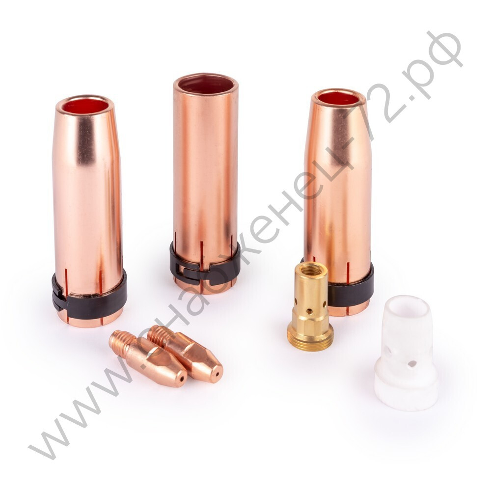 FoxWeld Набор комплектующих MIG-500 (2 наконечника, 3 сопла, 1 держ. након., 1 диффузор газ., пр-во FoxWeld/КНР)