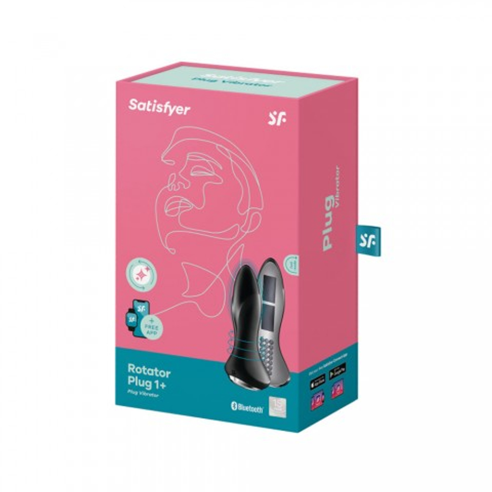Анальный вибратор Satisfyer Rotator Plug 1 черный
