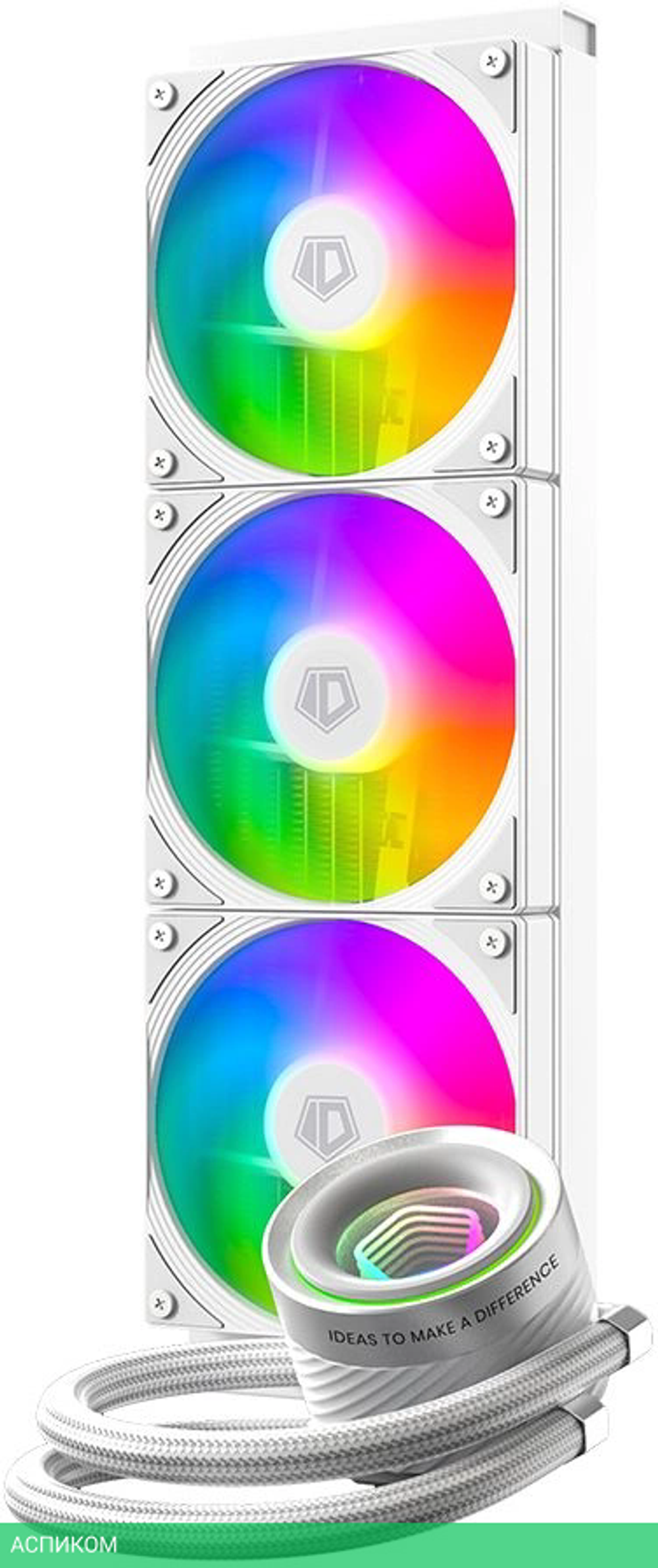 Система жидкостного охлаждения для процессора ID-Cooling FX360 INF White