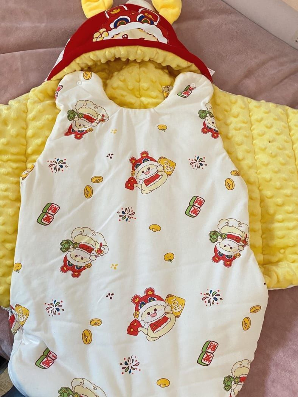 Мягкий детский плед-конверт "Доу-Доу"