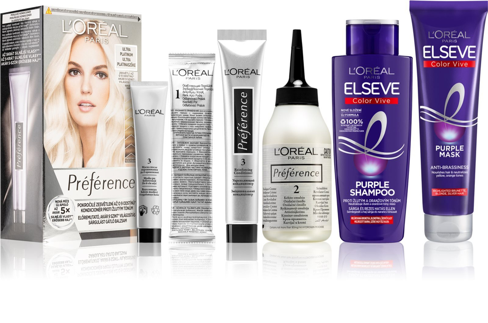 L’Oreal Paris Elseve Color-Vive Purple - подарочный набор (для светлых волос) /   / GTIN 8592807467855