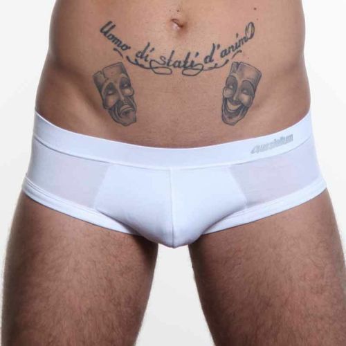 Мужские трусы брифы белые Aussiebum Man White Brief AB00196