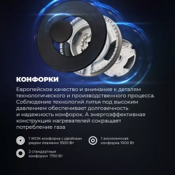 DeLonghi Газовая варочная панель NSL 460 B RUS
