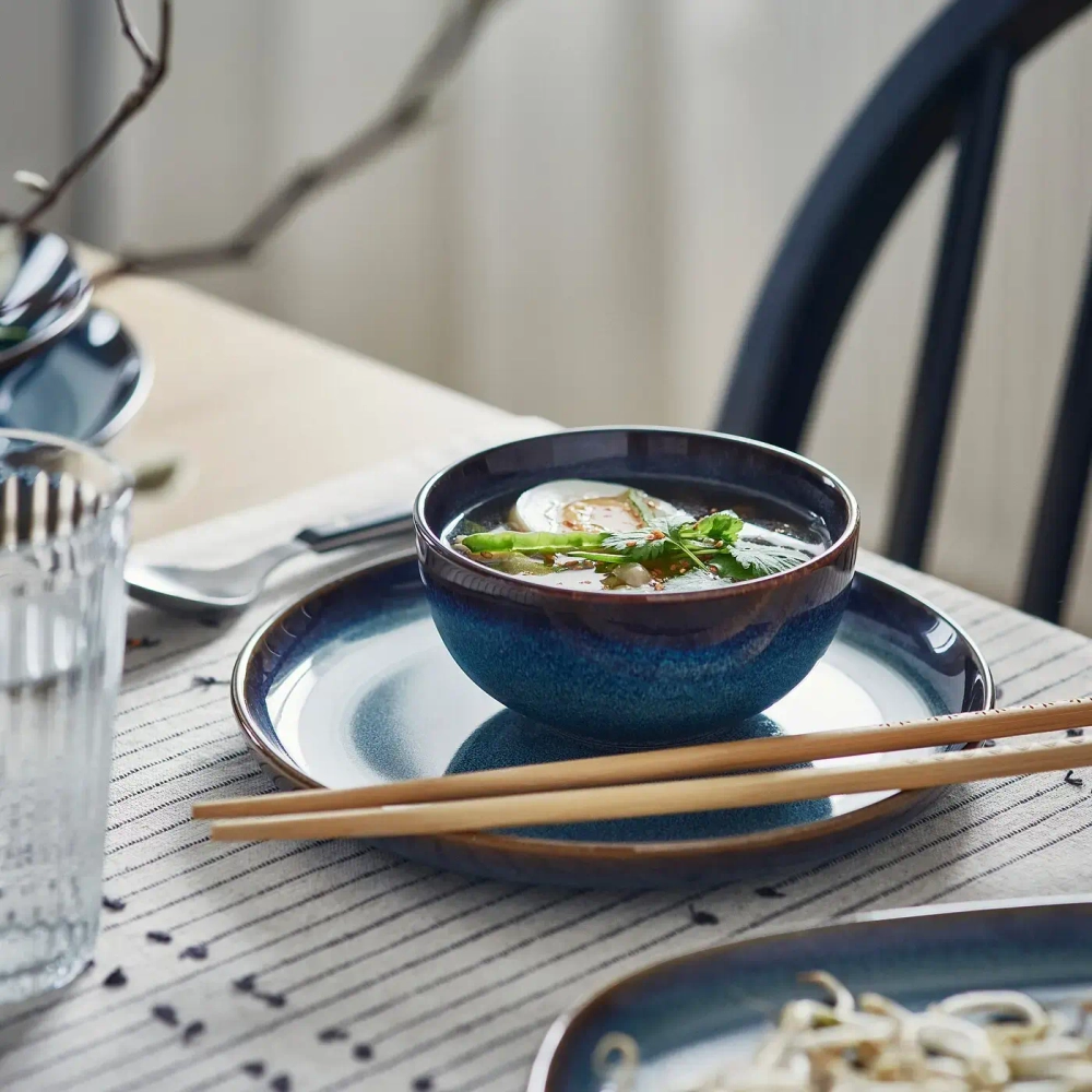 Миска IKEA GLADELIG (ГЛАДЕЛИГ), Синий, 11 см