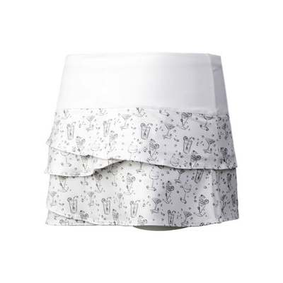 Женская теннисная юбка Lucky in Love Fiesta Scallop Skirt Women - White
