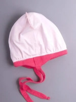 Шапка для девочки с ушками осенняя