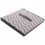 Короб - органайзер складной для хранения вещей «РОНА», цвет пыльно - серый, 28*28*28см