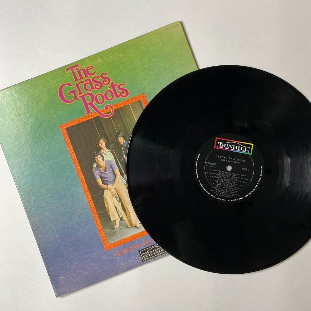 Винтажная виниловая пластинка LP The Grass Roots Leaving It All Behind (USA 1969)