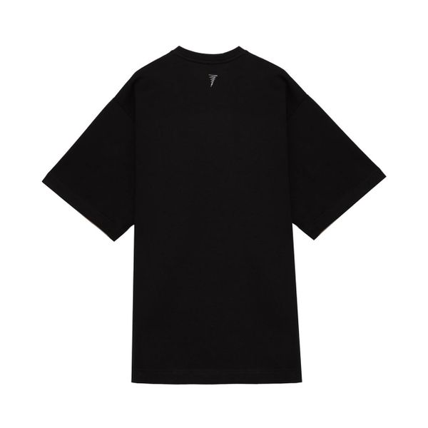 Футболка Оверсайз Принт #7 черная - фото 13