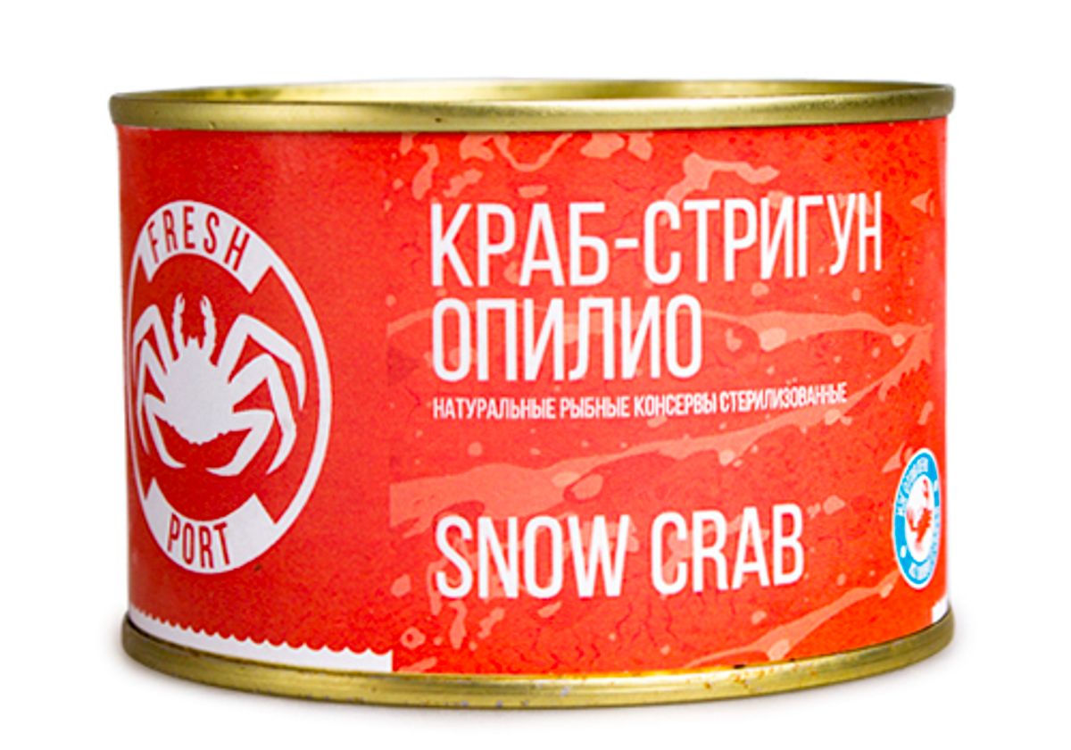 Мясо краба стригуна натуральное салатное, 240г