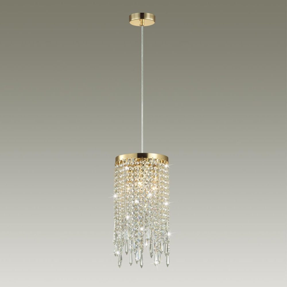 5028/3 MODERN ODL23 621 золотой/прозрачный металл/хрусталь Подвес E14 3*40W CHOKKA