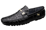 CKVUSAMG Cow Split Leather Gommino Loafers Men"s
