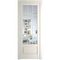 Межкомнатная дверь эмаль Profil Doors 3.2.2 (р.12) PD перламутр белый стекло прозрачное