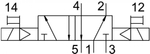 JMDH-5/2-D-2-M12D-C Распределитель с электроуправлением