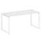 Metal System Стол письменный на О-образном м/к БО.СП-4 Белый/Металл Белый 1600*720*750