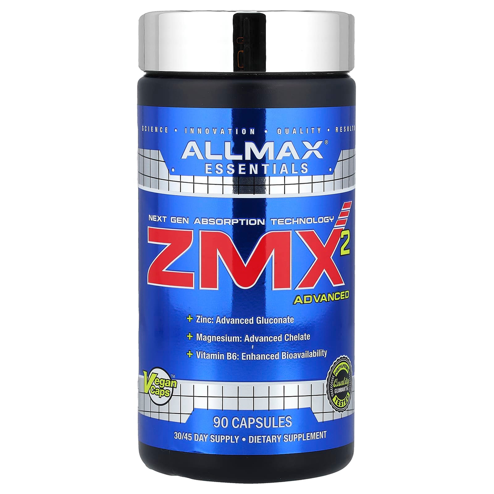 ALLMAX, ZMX2, хелат магния с улучшенной усвояемостью, 90 капсул
