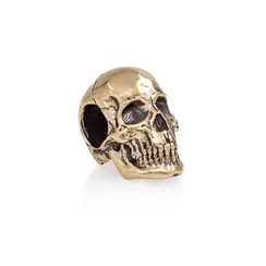 Шарм Череп Skull Victory mini - бусина для браслета из бронзы