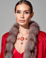 Жакет с меховой отделкой "Княжна"