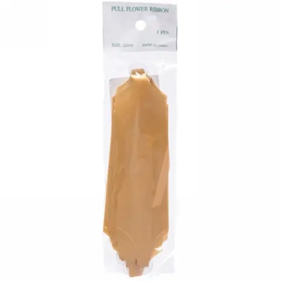 Бант для оформления подарка «Блеск» 3 см, d-11 см, Золото