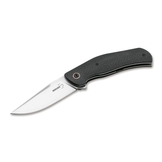 Складной нож Boker 01BO617 Roundhouse c клинком из стали D2, рукоять карбон