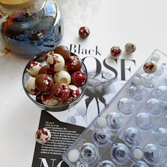 529 | Форма на магнитах для шоколадных конфет "Трюфель" (275*175мм)