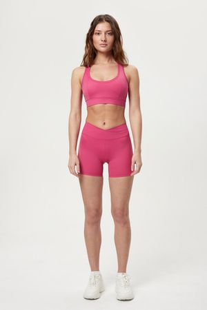 Шорты с высокой посадкой из итальянской эко-ткани