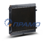 ЛРC41R13-1301010-М (ПРАМО) Радиатор охлаждения медный для ГАЗон NEXT (2 ряда)