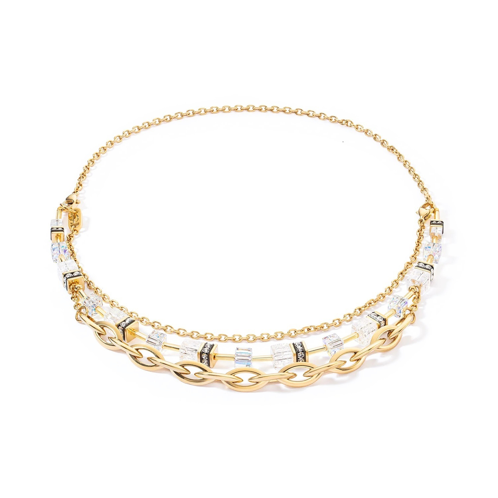 Колье-трансформер 4-in-1 Coeur de Lion White-Gold 4523/10-1416